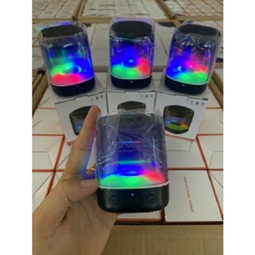 Loa bluetooth E-3052 mini di động cầm tay,loa mini có led RGB đổi màu nháy theo nhạc cực đẹp, âm thanh ấm hay - HN