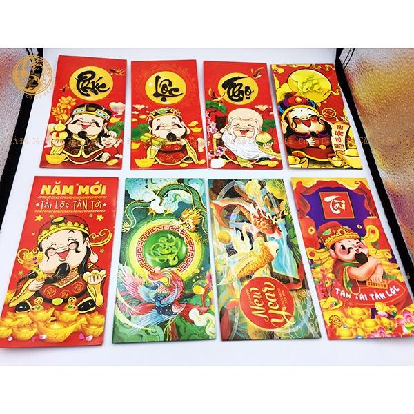 10 Bao Lì Xì Tết Phong Bao Lì Xì Phúc Lộc Thọ Tài