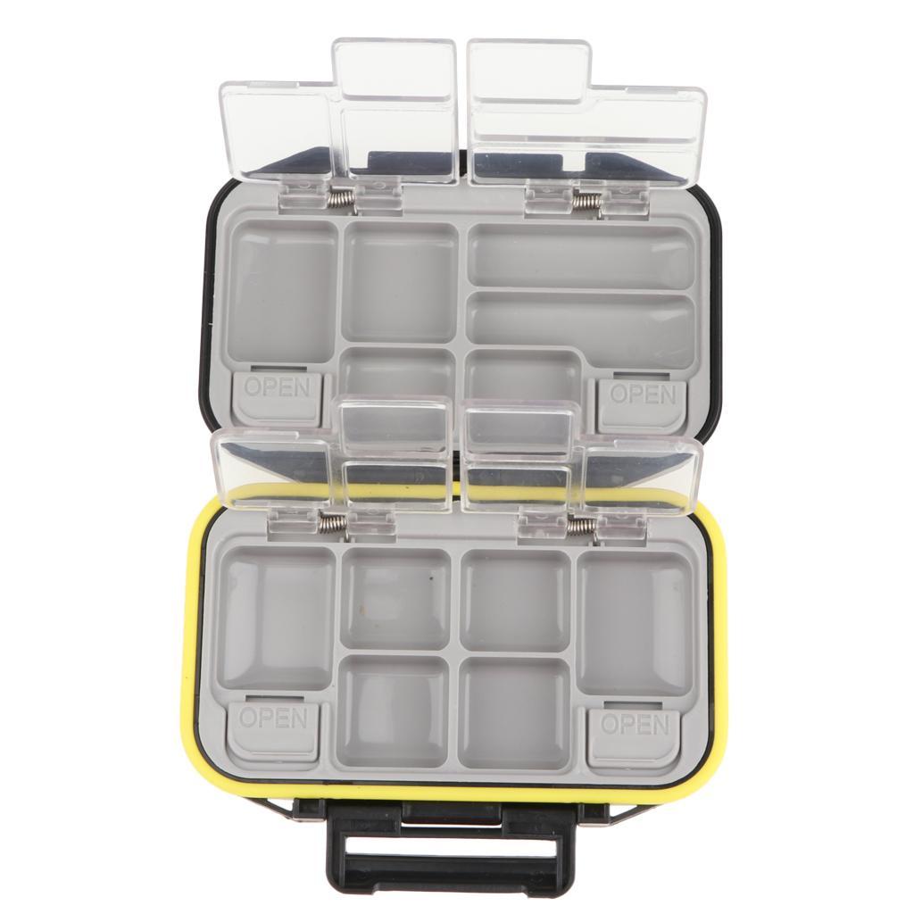 Premium Waterproof Plastic Fishing Lures Baits Hooks Tackle Storage Organizer Box - A Type / Small