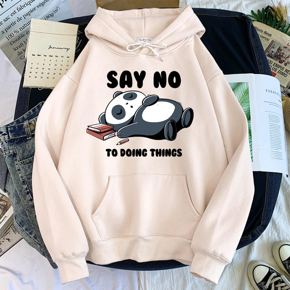 Áo Hoodie in hình Ngủ Gấu Trúc Say No hoody Nam Nữ Unisex đường phố