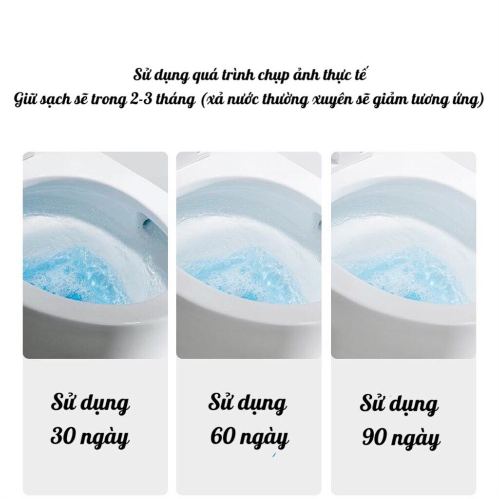 Lọ thả bồn cầu lọ tẩy bồn cầu diệt khuẩn khử mùi cao cấp ,  tẩy sạch mảng bám mùi hương nhẹ 4 màu sắc tự nhiên