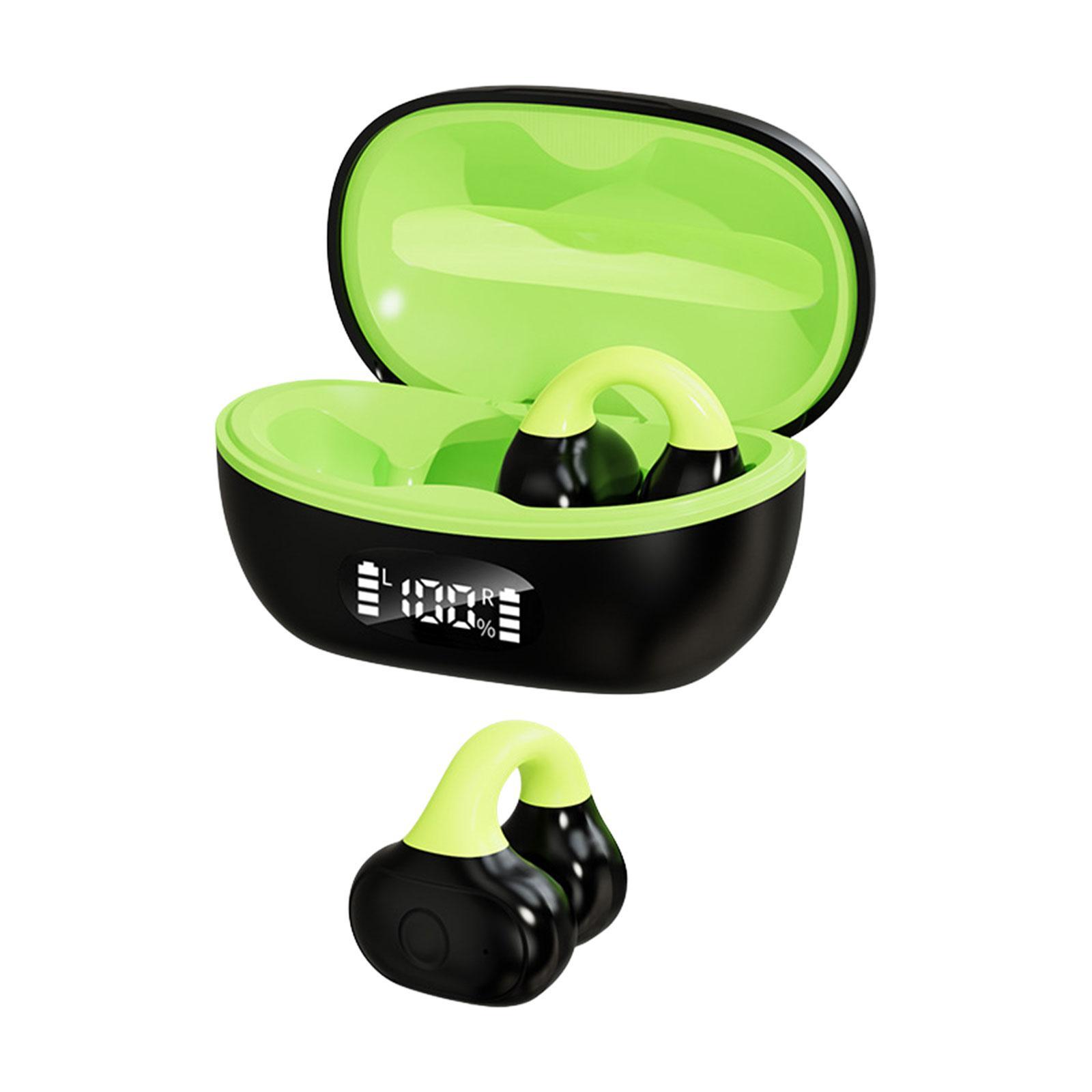 Clip on Open Ear Headphones Wireless Sport Earbuds for Gym Running Workout