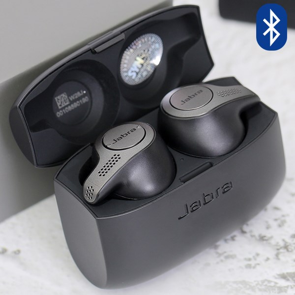 Tai Nghe Bluetooth Jabra Elite 65t Titanium Black True Wireless Earbuds (No Box) - Hàng Nhập Khẩu