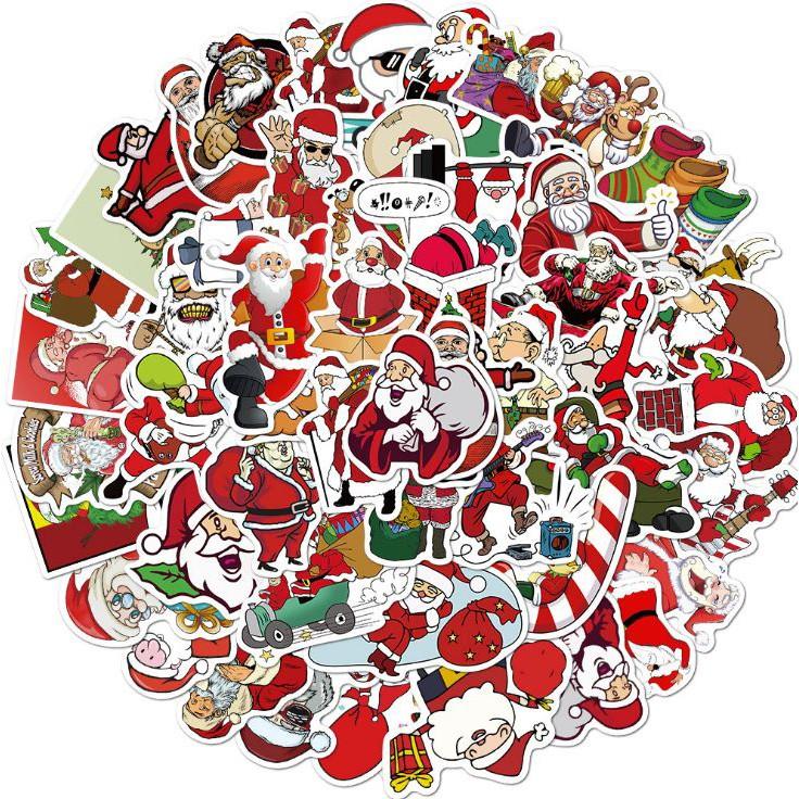 Sticker dán cao cấp GIÁNG SINH Cực COOL ms#81