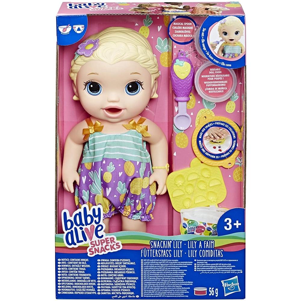 Đồ Chơi Búp Bê Baby Alive Super Snacks Snackin' LiLy E5841