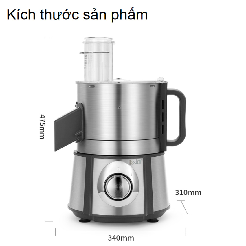 Máy thái rau củ quả đa năng chuyên nghiệp dùng cho nhà hàng, khách sạn. Thương hiệu Mỹ cao cấp Leeka - Q1C