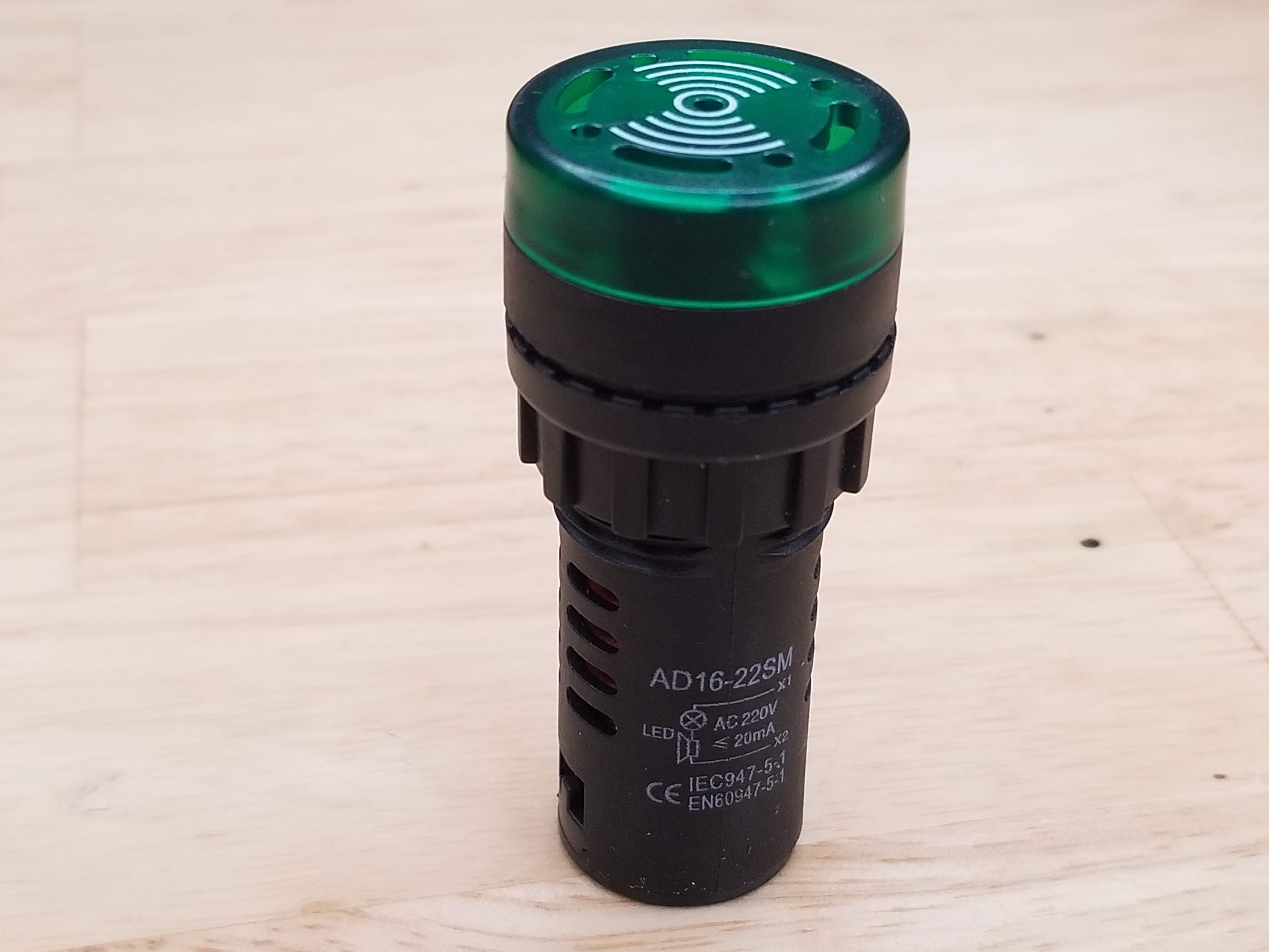 Đèn báo có âm thanh phi 22mm AD16-22SM điện áp 220VAC | Tiki