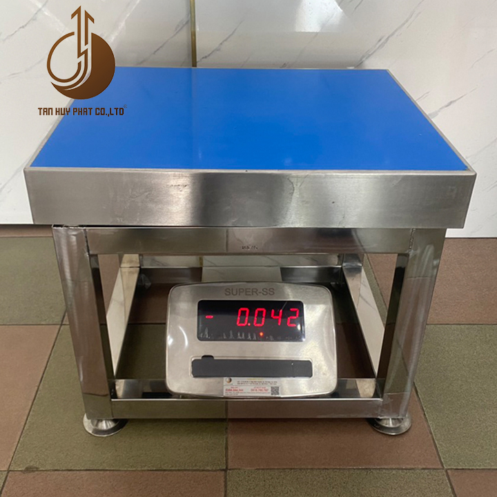 Cân Điện Tử Chống Nước JWS - Mặt Bàn Cân Inox 400x500MM