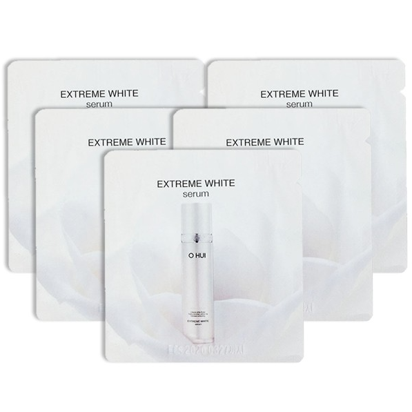 Combo 30 gói tinh chất dưỡng trắng OHUI Extreme White Serum 1ml x 30 gói