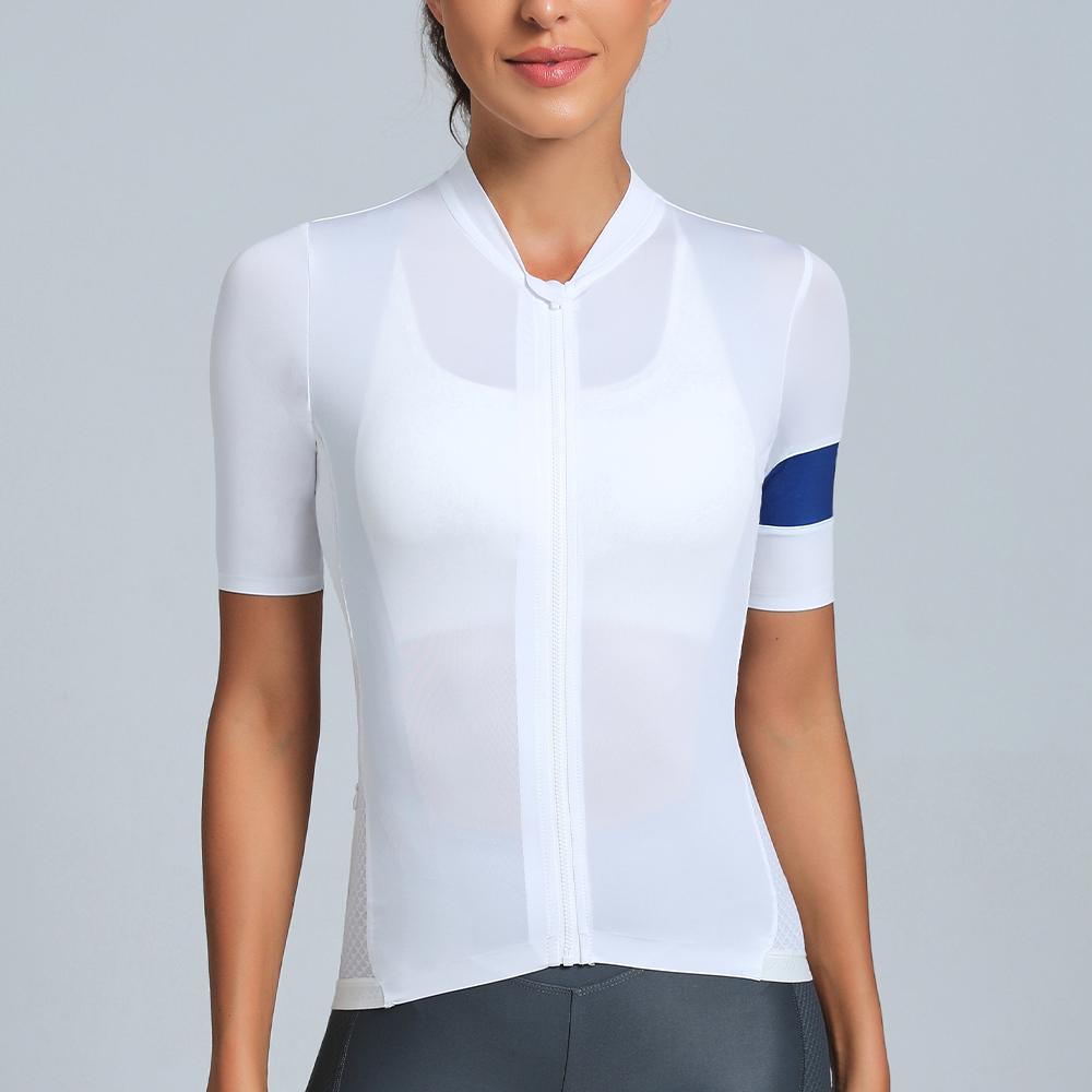 Ykywbike phụ nữ đi xe đạp Jersey chất lượng hàng đầu MTB MTB mặc quần áo xe đạp đua Color: black Size: XL