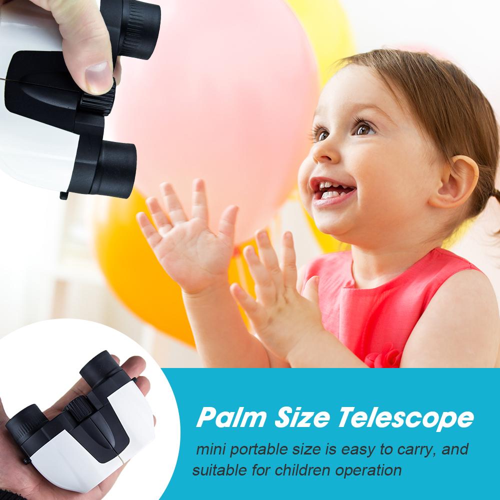 Mini Pocket Size Children's Binoculars 8×21 High Magnification High Definition Binocular Telescope Portable for