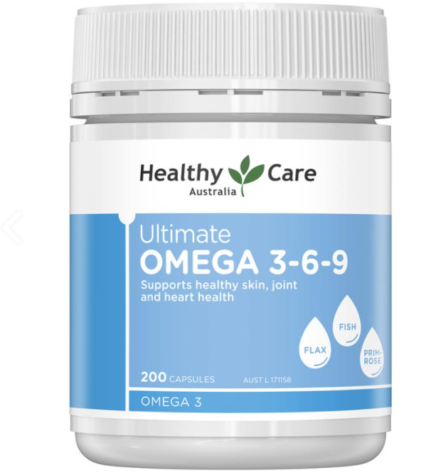 Omega 3-6-9 Úc Healthy Care Ultimate 1000mg Tạo sức khỏe cho tim, não, khớp, mắt và cải thiện da khô - Massel Official