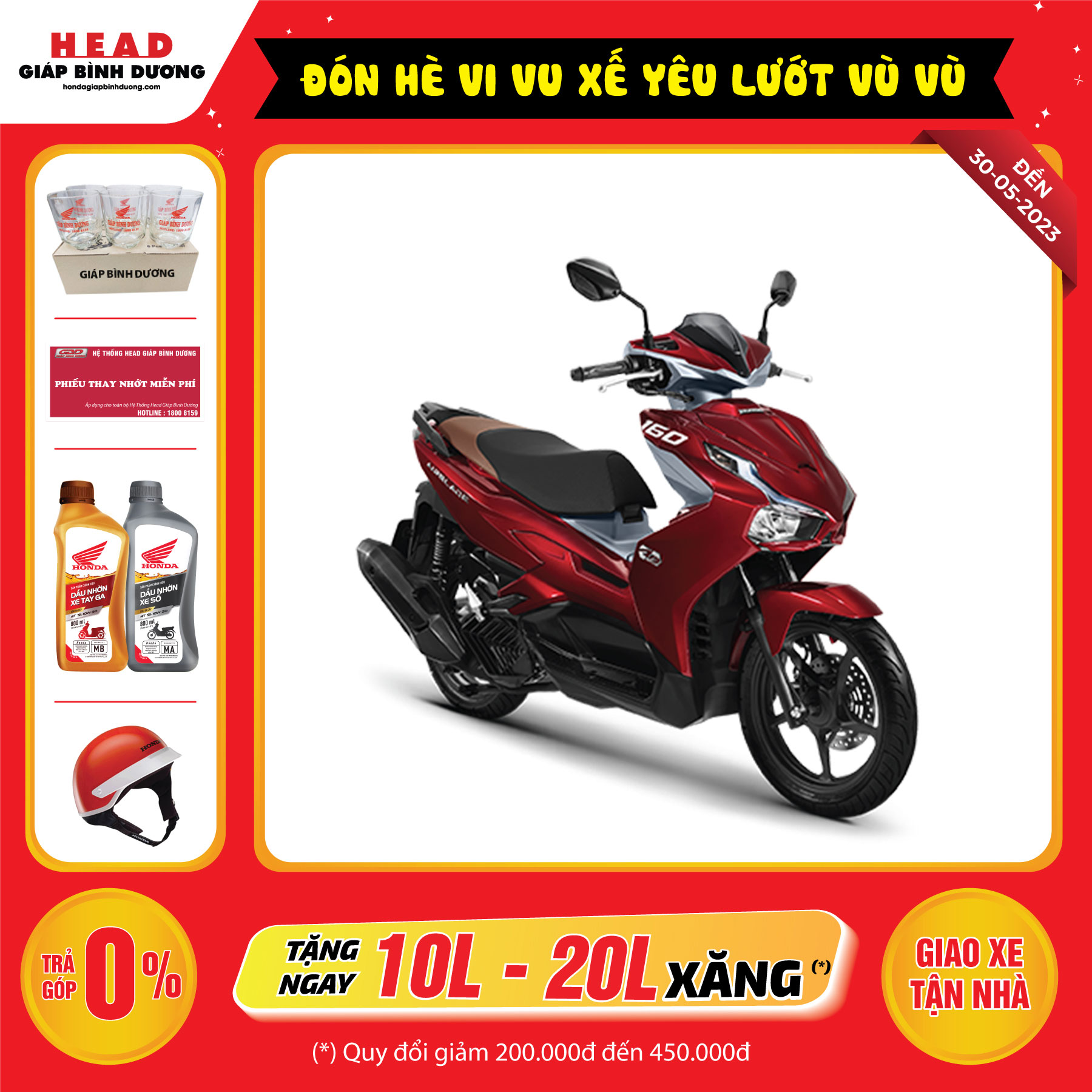 Xe máy Honda Air Blade 160cc - Phiên bản Tiêu chuẩn