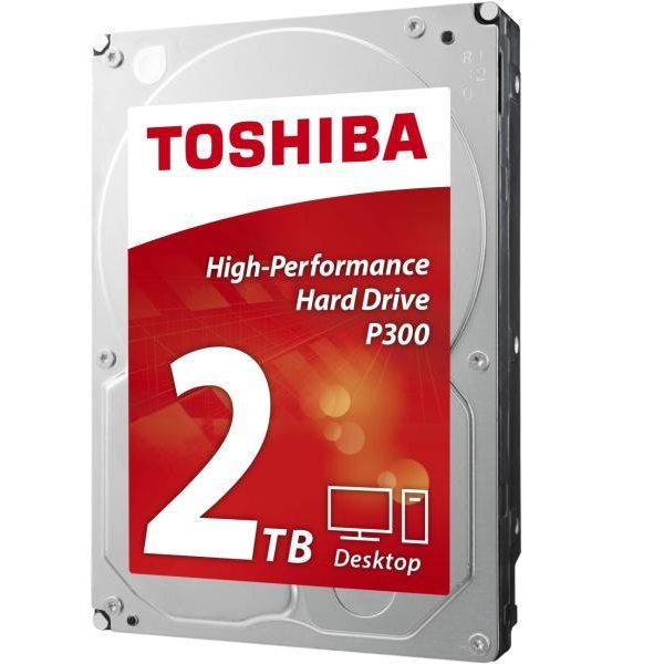 Ổ Cứng HDD Toshiba 2TB P300 series (64MB) 7200rpm  SATA3 HDWD120UZSVA - Hàng Chính Hãng