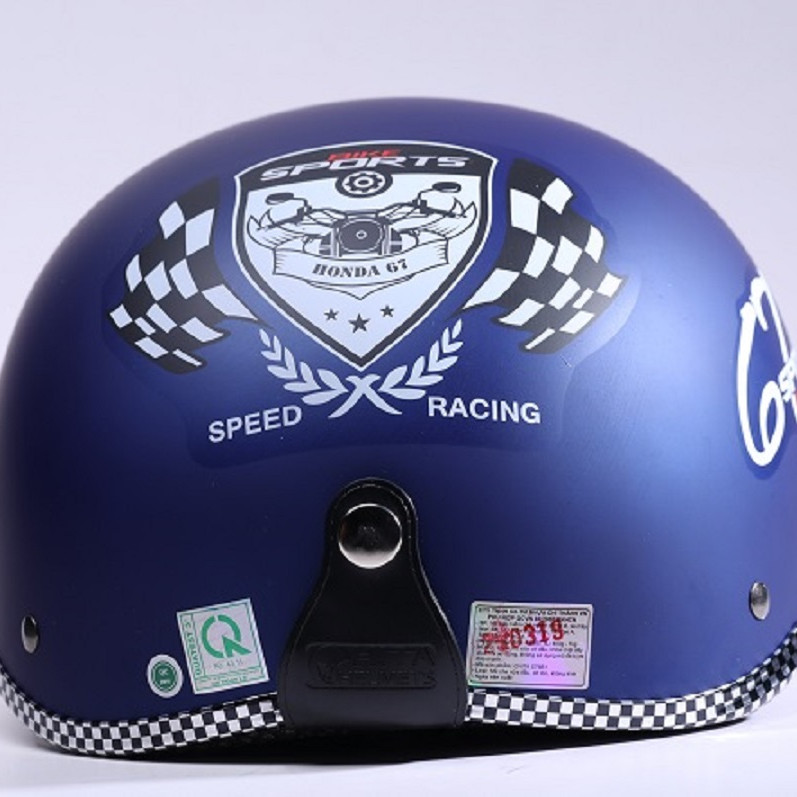 Mũ bảo hiểm Chita CT6B1 - Ron caro - Tem Moto (Freesize)