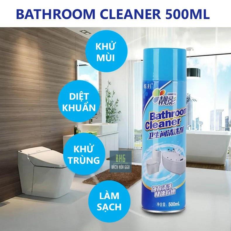 Bình xịt tẩy rửa bọt tuyết Bathroom Cleaner 500ML vệ sinh nhà tắm - Tiện dụng dễ sử dụng
