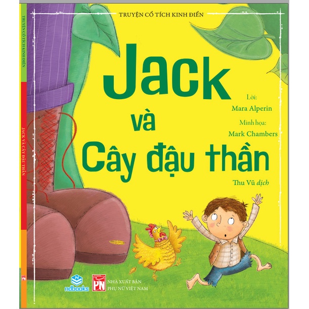 Sách -Bộ 12 cuốn Truyện Cổ Tích Kinh Điển - ndbooks - Jack &amp; cây đậu thần