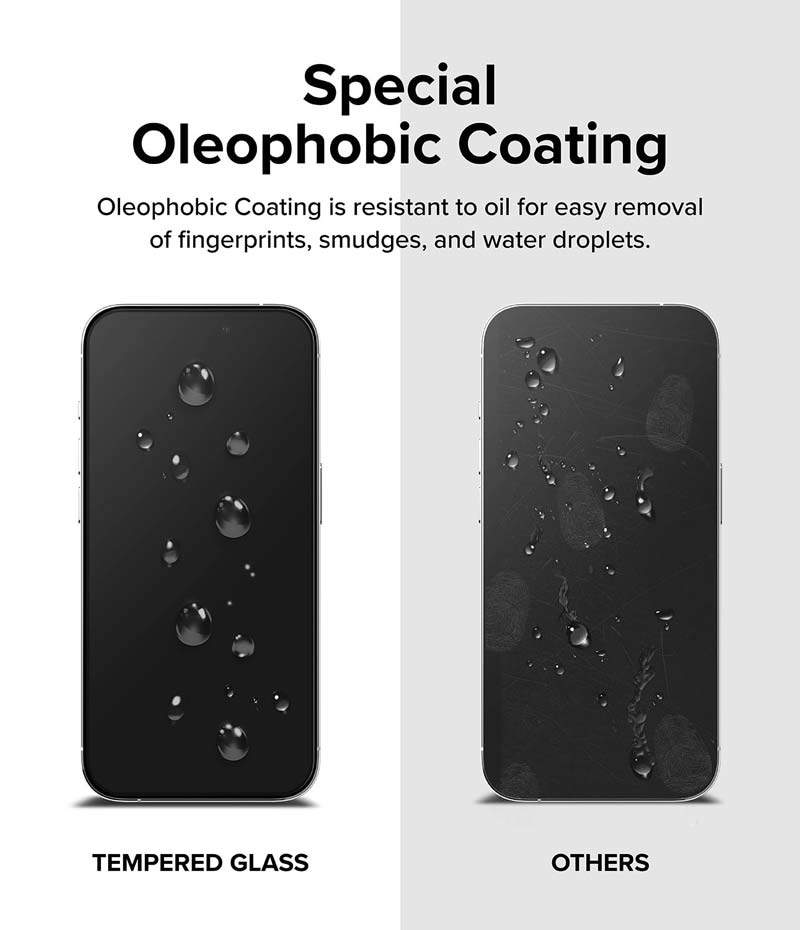 Dán cường lực dành cho iPhone 15 Pro Max/15 Pro/15 Plus/15 RINGKE Tempered Glass - Hàng Chính Hãng