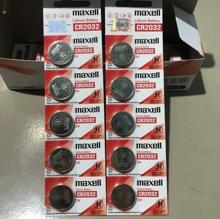 Combo 10 viên pin CR2032 Maxell Nhật Bản