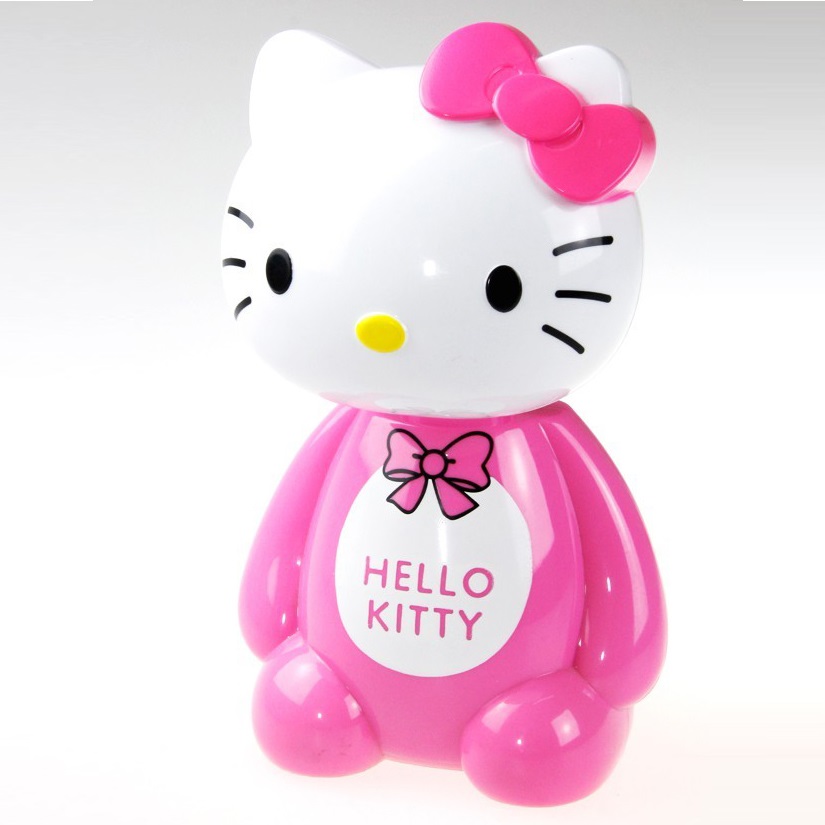 Đèn LED để bàn mèo Kitty hồng