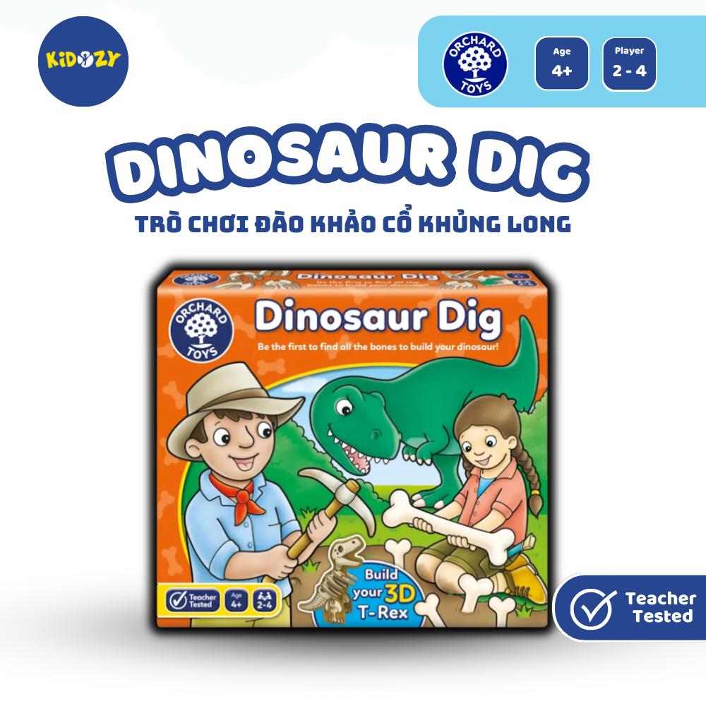 Trò chơi trí tuệ Dinosaur Dig - Orchard Toys giúp trẻ phát triển kỹ năng ghép hình và ghi nhớ