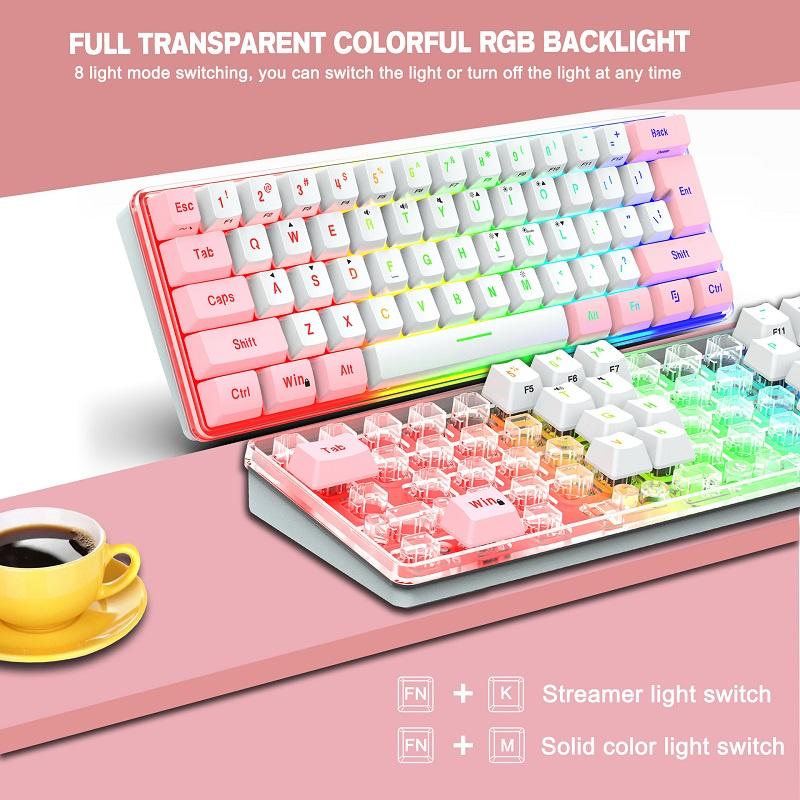 61 Phím Bàn Phím Có Dây Chơi Game Wired Fingerboard Keyboard