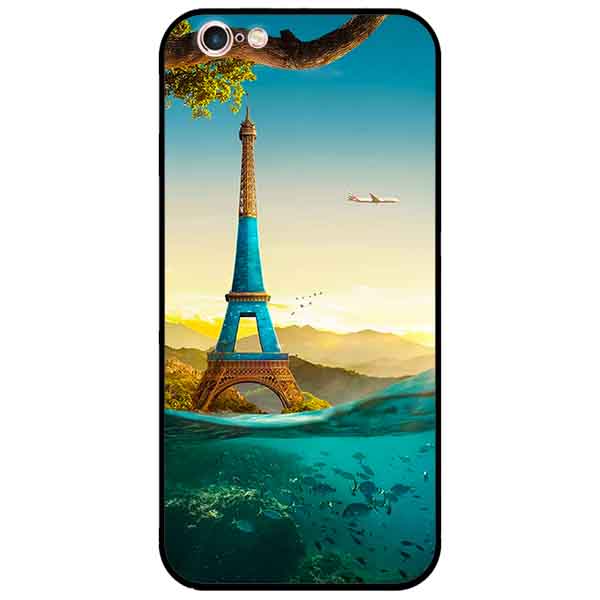 Ốp lưng in cho Iphone 6/6s Mẫu Tháp Pháp