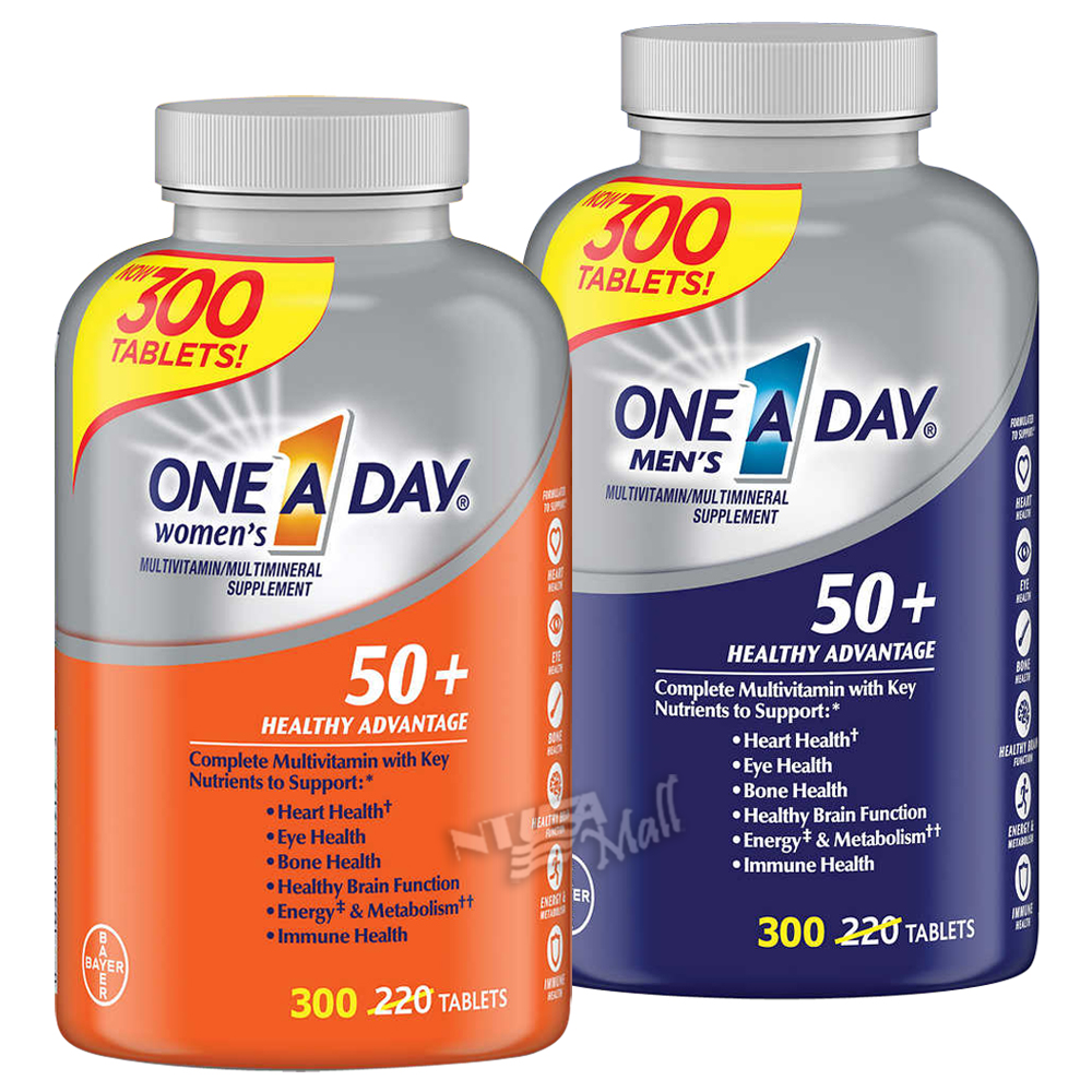 Thực phẩm bổ sung Vitamin của Mỹ - ONE A DAY MEN 50+ Healthy Advantage 300 viên