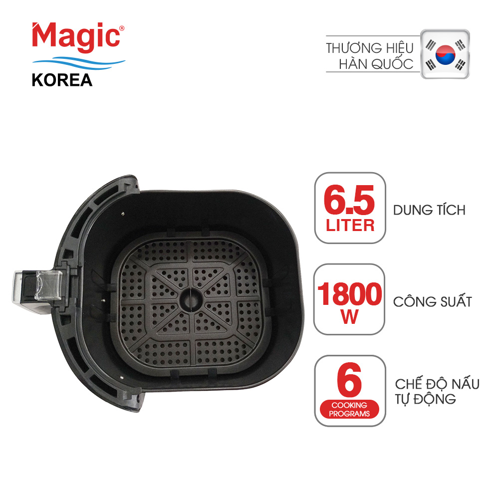 Nồi Chiên Nướng Không Dầu Magic Korea A805 6.5L - Hàng Chính Hãng