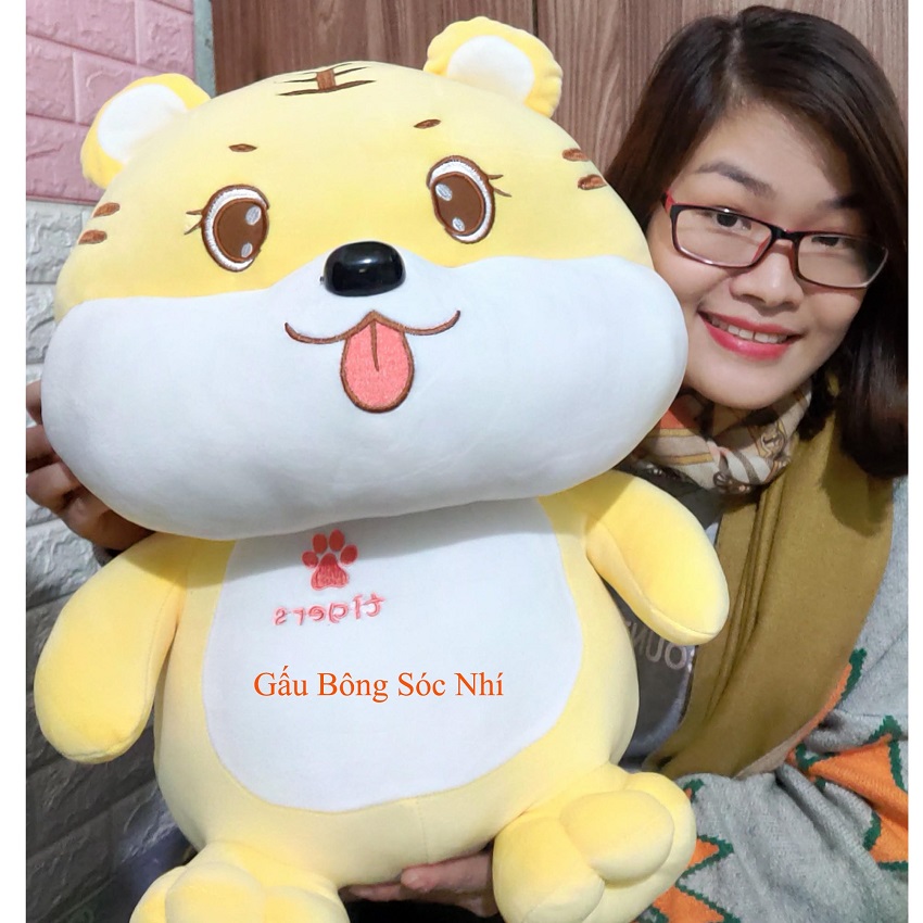Gấu bông thú nhồi bông con hổ may mắn