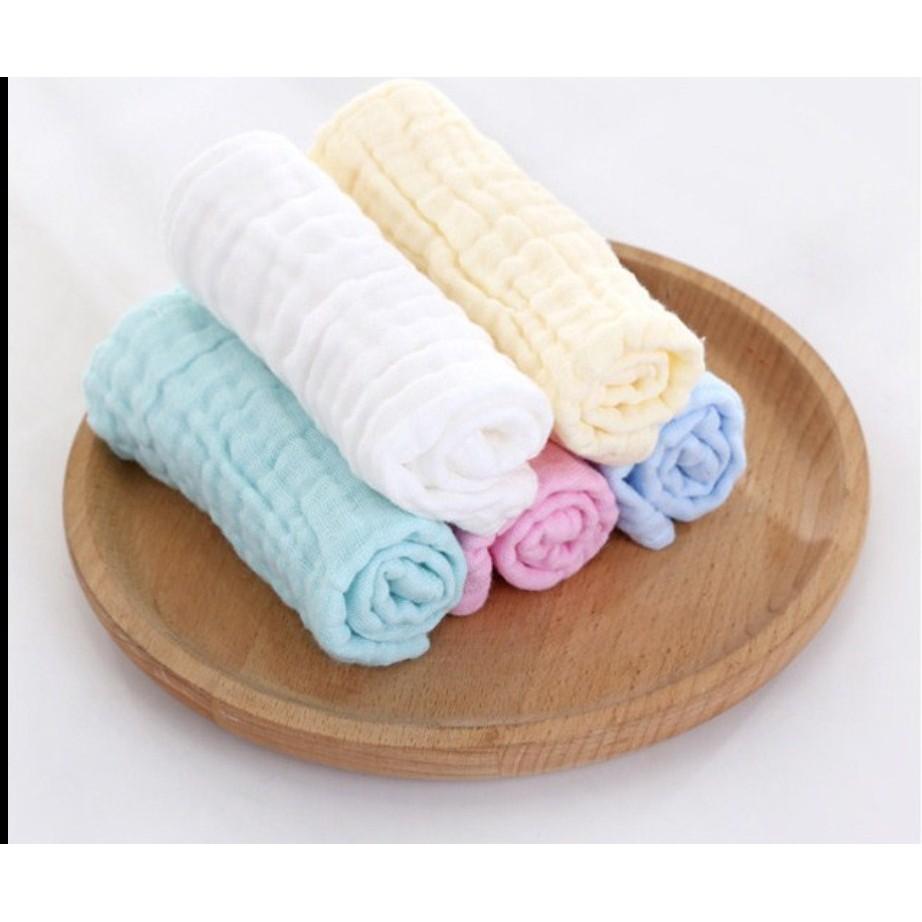 Set 5 khăn sữa rửa mặt cho bé