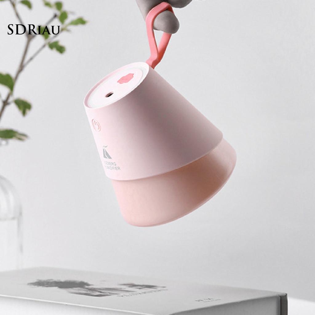 Máy Phun Sương Tạo Độ Ẩm Không Khí Mini Không Gây Tiếng Ồn Thiết Kế Hình Viên Đá