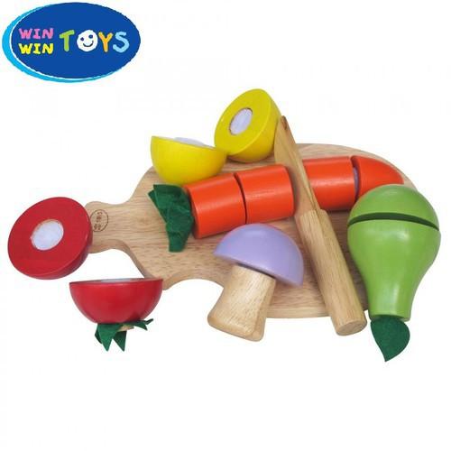 Đồ chơi gỗ Bộ 5 loại trái cây | Winwintoys 60032 | Phát triển tư duy và sự khéo léo | Đạt tiêu chuẩn CE và TCVN