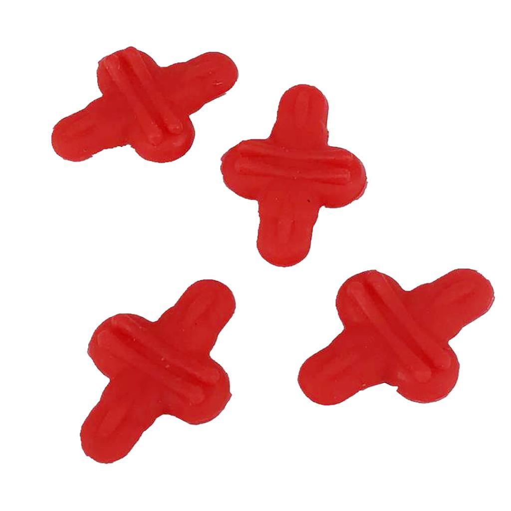 4ps Bow String Leech Silencer Rubber Shock Absorber Reduce Noise Vibration Damper