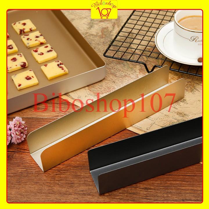 Khuôn chống dính chữ U làm bánh qui, bánh Nougat 24.5cm