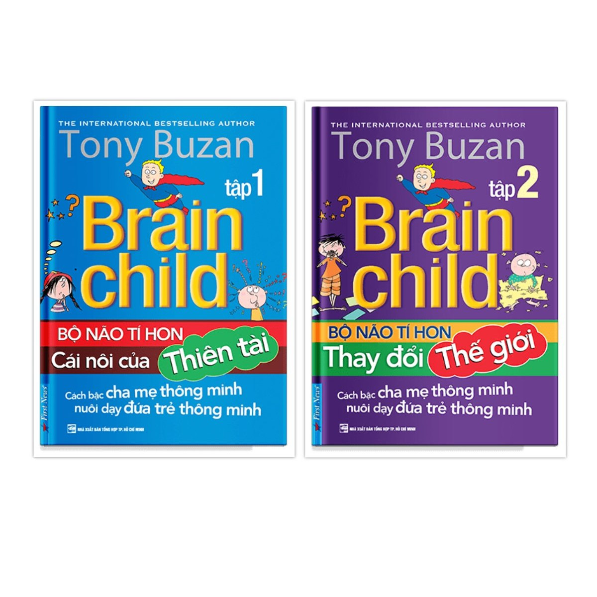 Bộ não tí hon Cái nôi của thiên tài (33520) + Bộ não tí hon Thay đổi thế giới (50343) - Tái bản 2020 - FirstNews