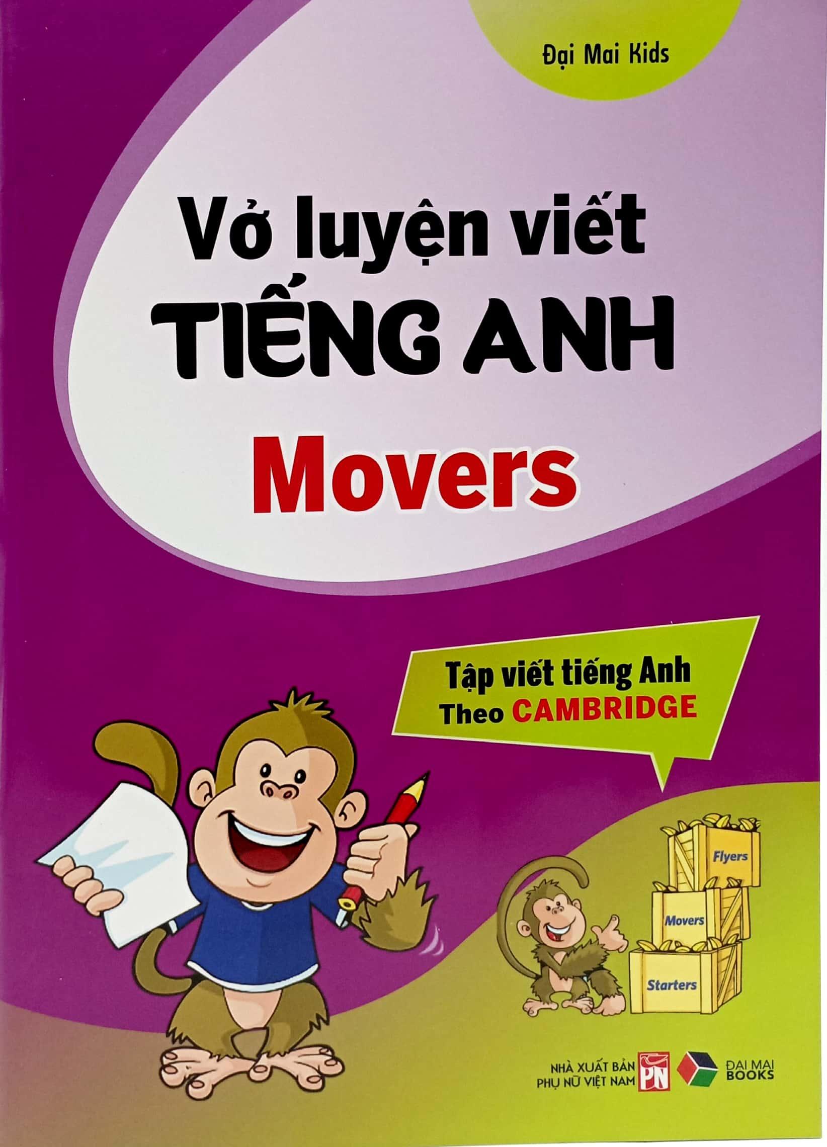 Vở Luyện Viết Tiếng Anh Movers (Tập Viết Tiếng Anh Theo Cambridge)