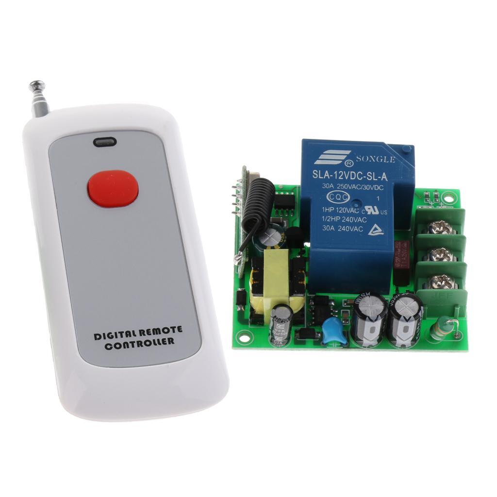 Universal Wireless RF Remote Control Switch Receiver 433Mhz