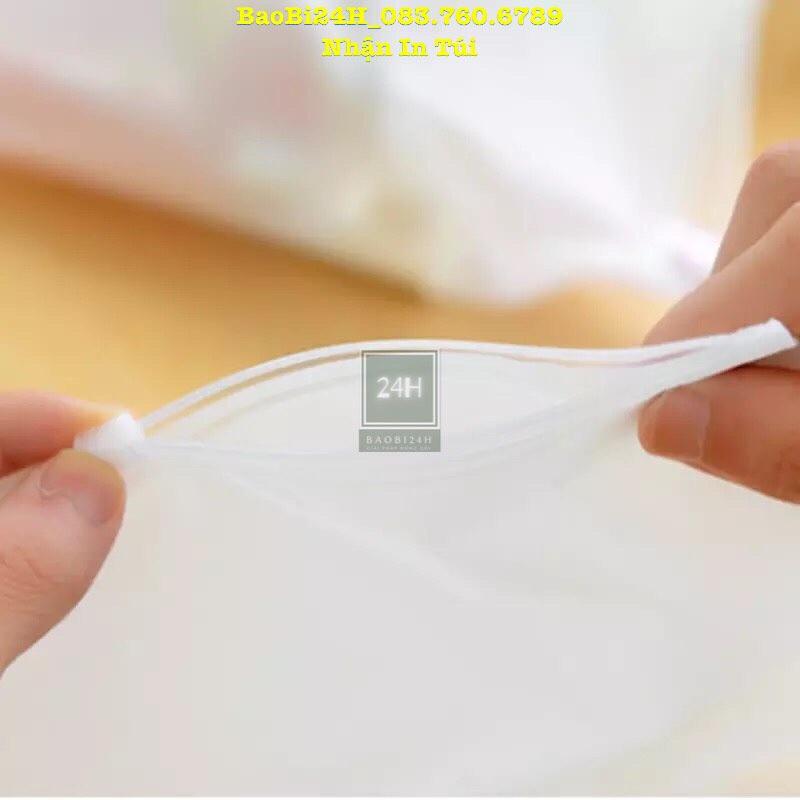 0,5KG - 1KG TÚI ZIP LỤA MỜ và TRONG Túi Zip lock LỤA MỜ có khoá kéo, túi zip đựng quần áo, khoá chắc chắn