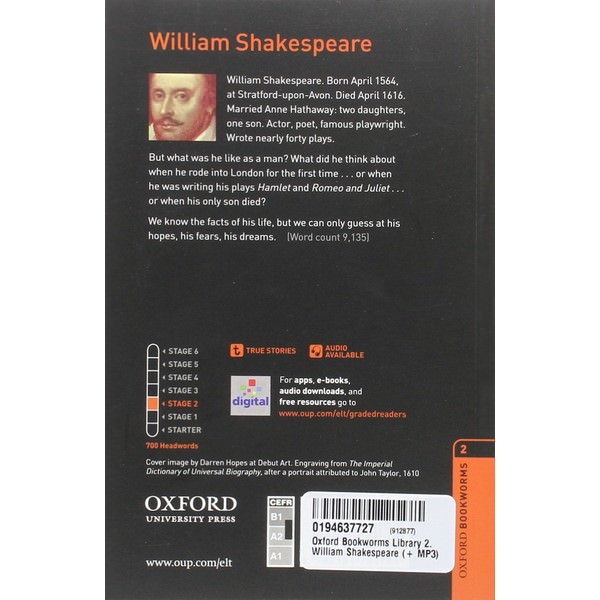 Oxford Bookworms Library (3 Ed.) 2: William Shakespeare MP3 Pack