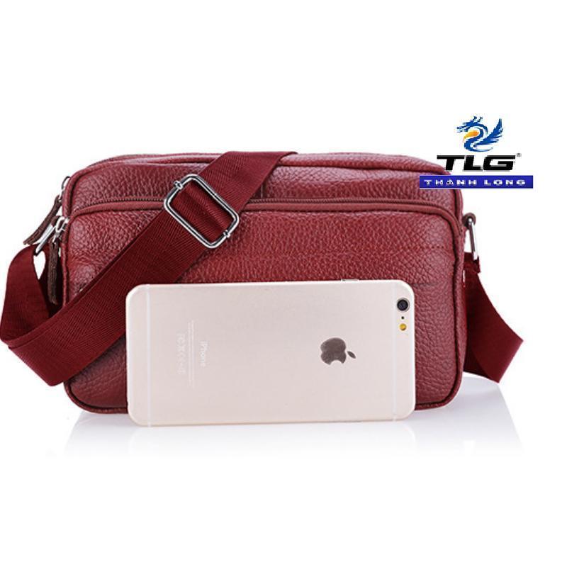 Túi đeo chéo da thật cao cấp Đồ Da Thành Long TLG 208241 - khuyen mai tui xach