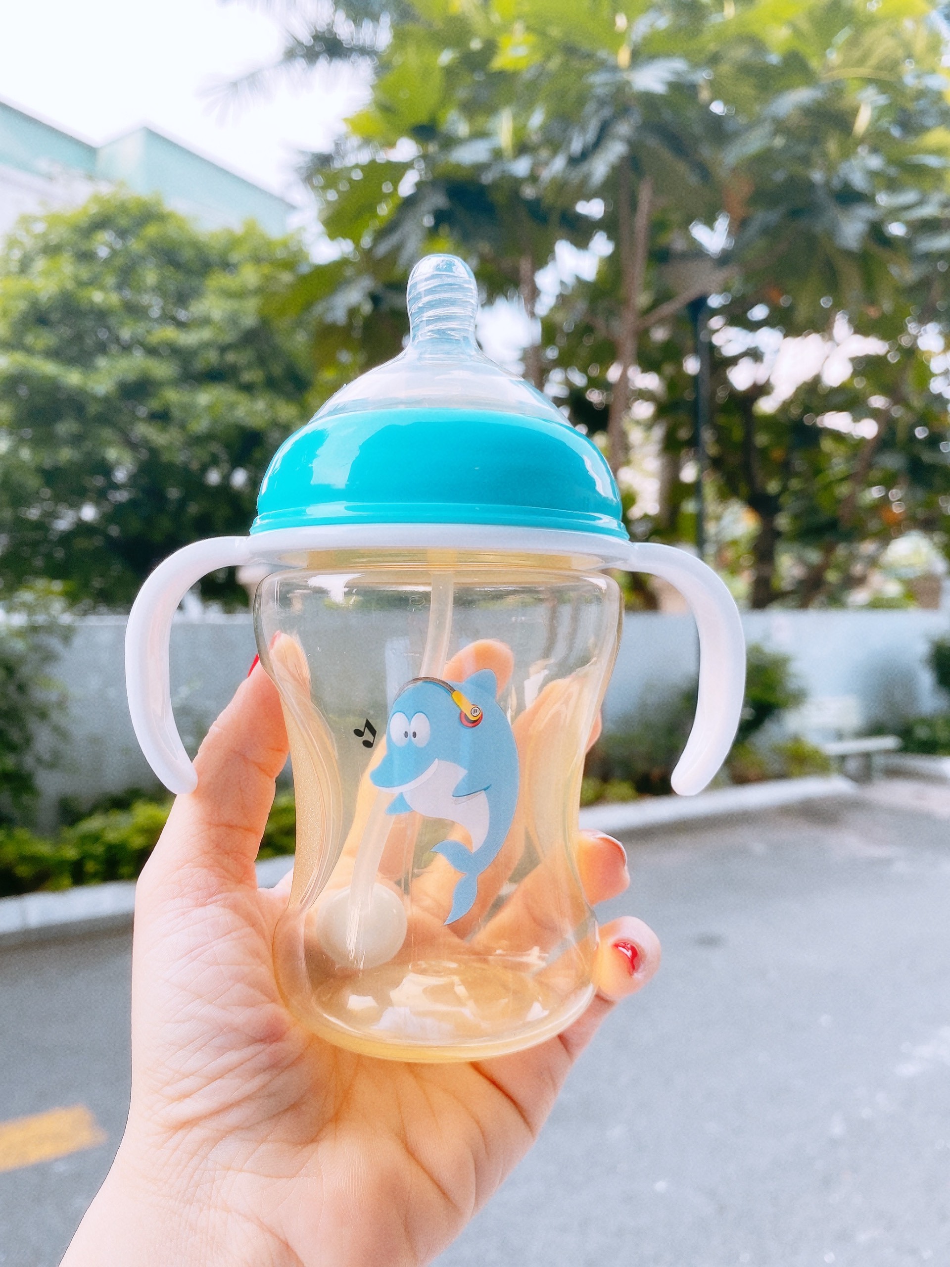 Bình Sữa Loluli PP Cổ Rộng Chống Sặc Cho Bé Chính Hãng - 210ml