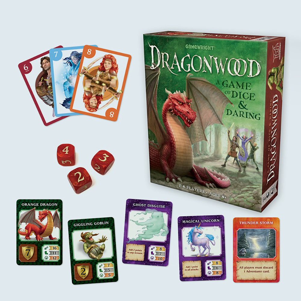 Bộ Board Game Dragon Wood Bộ trò chơi dùng xúc xắc và thẻ bài