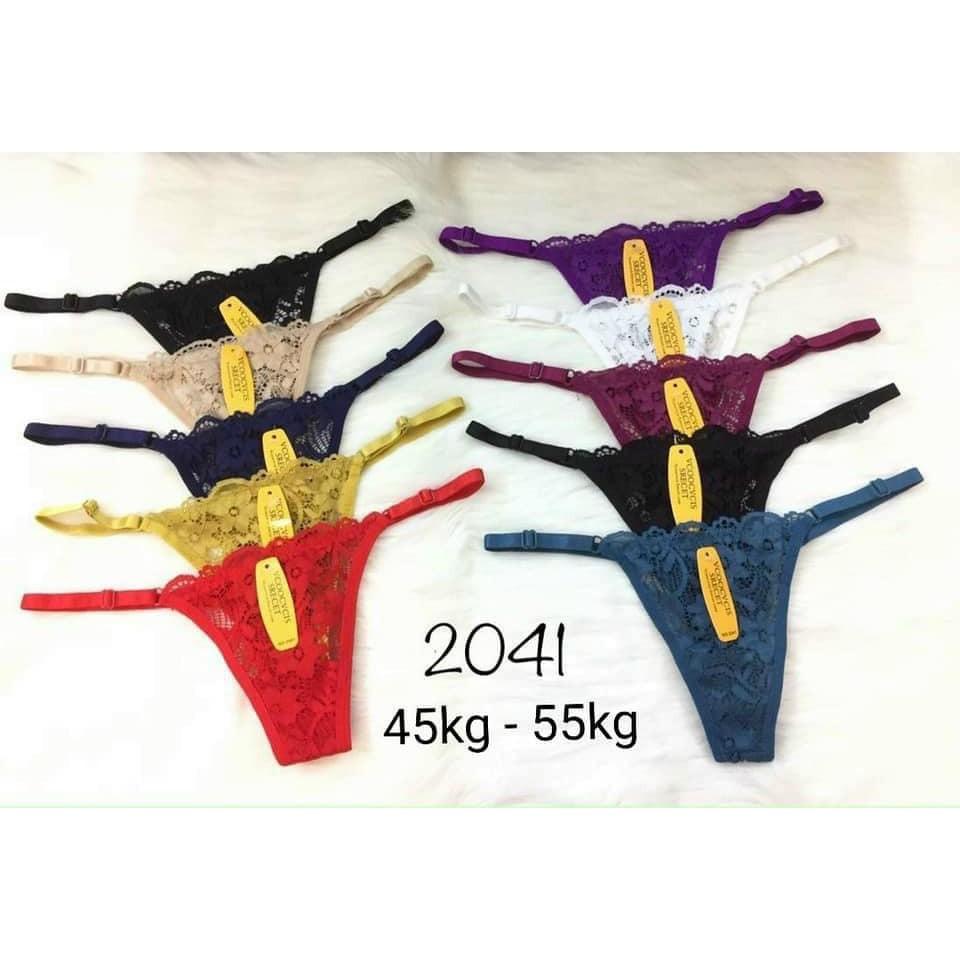 QUẦN LÓT REN KHE 2041