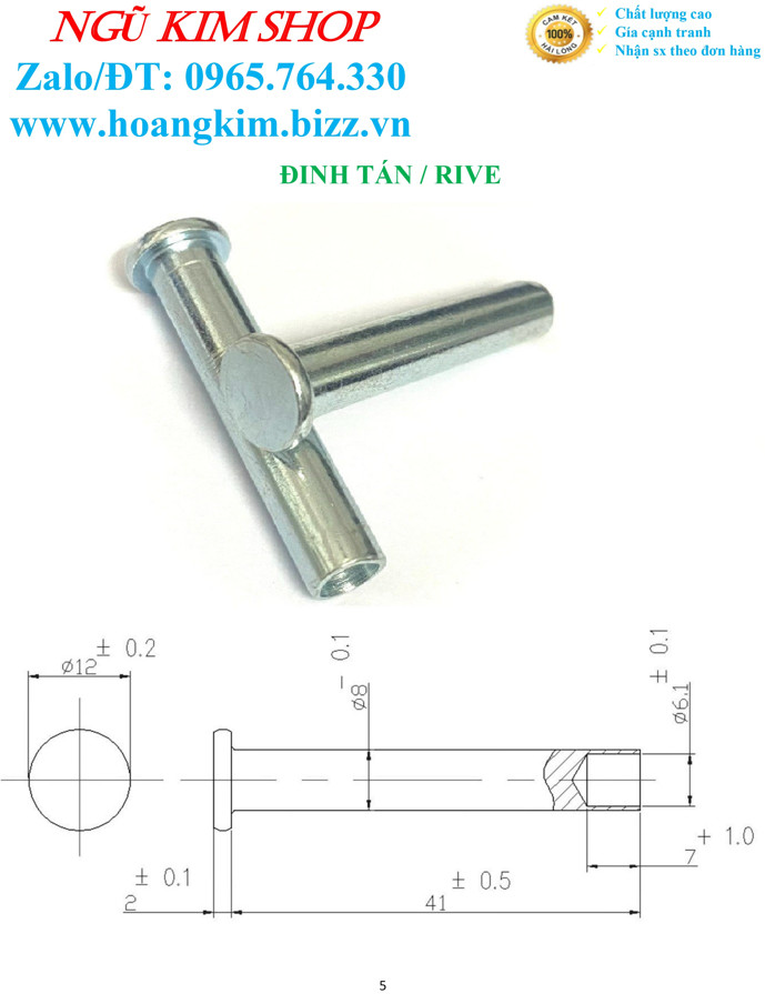 ĐINH TÁN _ RIVE M5, M6, M8, M10