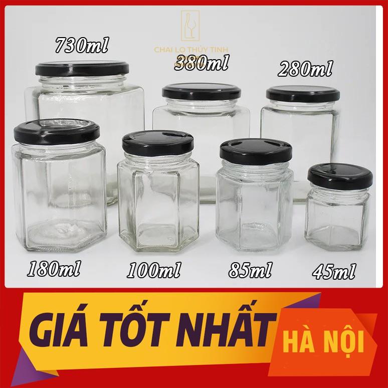 Hũ Lục Giác Nắp Thiếc 380ML