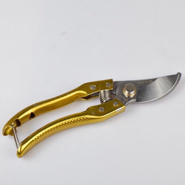 Kéo Cắt Cành TOP SK5 Lưỡi Thép Cán Vàng Vảy Cá, Kéo Cắt Cây Bonsai - Khu Vườn Ban Công
