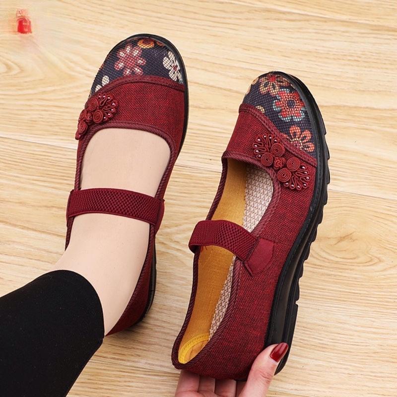 Giày bệt nữ trung niên, giày lười slipon cho bà cho mẹ