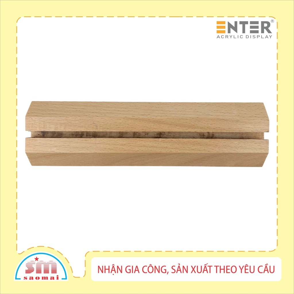 Đế gỗ Enter E41-A 21cm vát chữ A