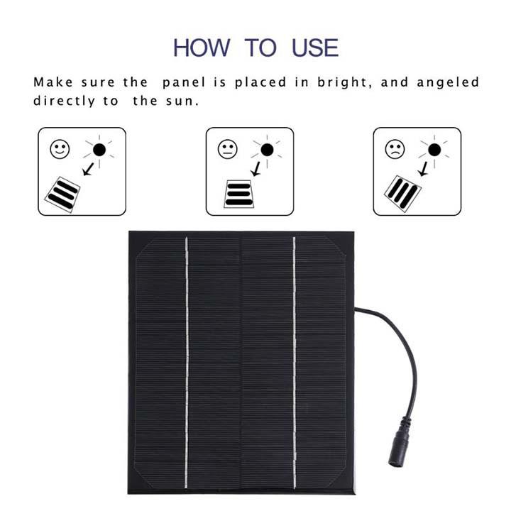 Pin năng lượng mặt trời 12v 6W